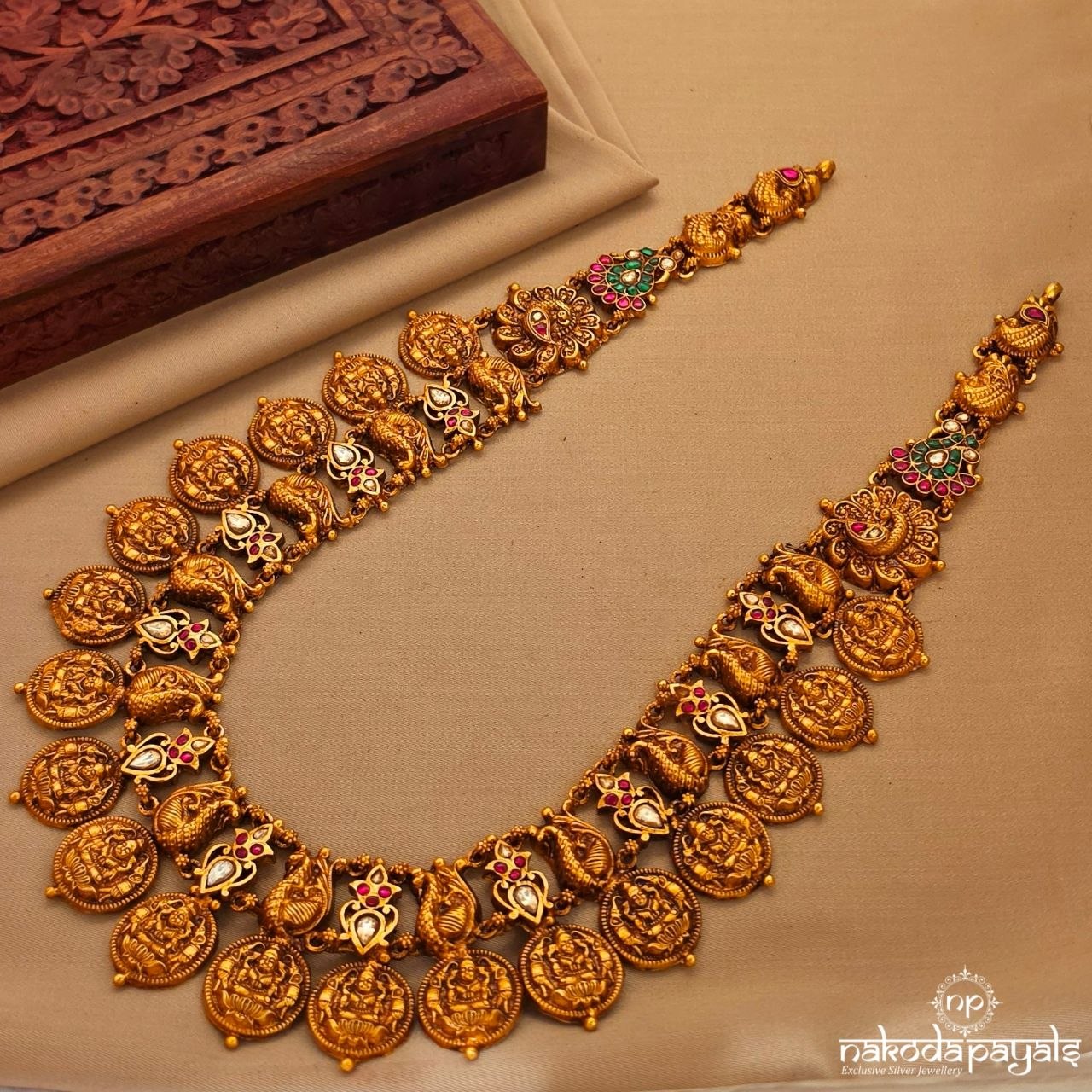 Kundan Lakshmi Kasu Neckpiece (Gn10109)