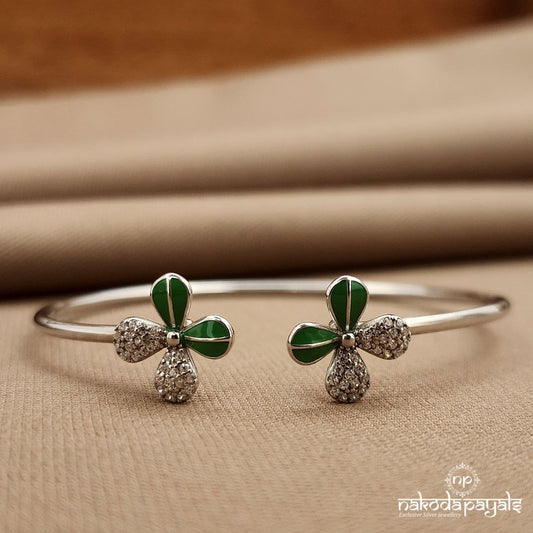 Green CZ Adjustable Kada (St3859)