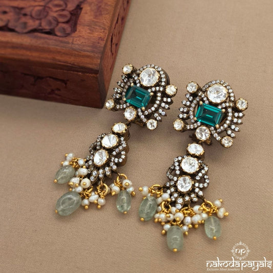 Mesmerizing Moissanite Earrings (Ge10985)