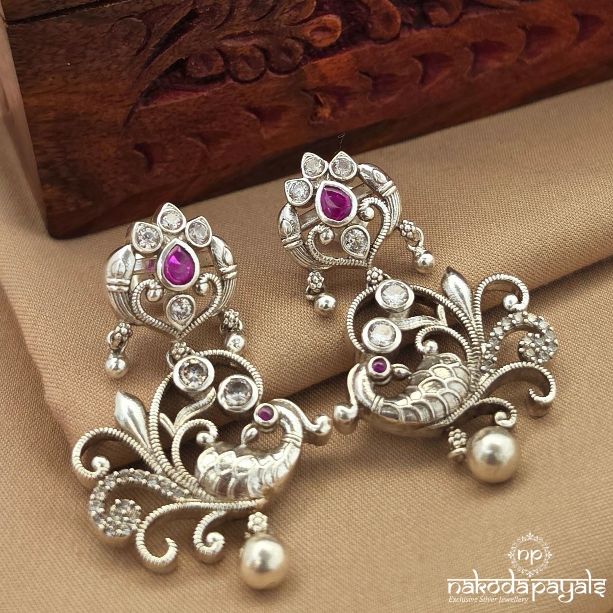 Exquisite Peacock Chandbali (C4261)