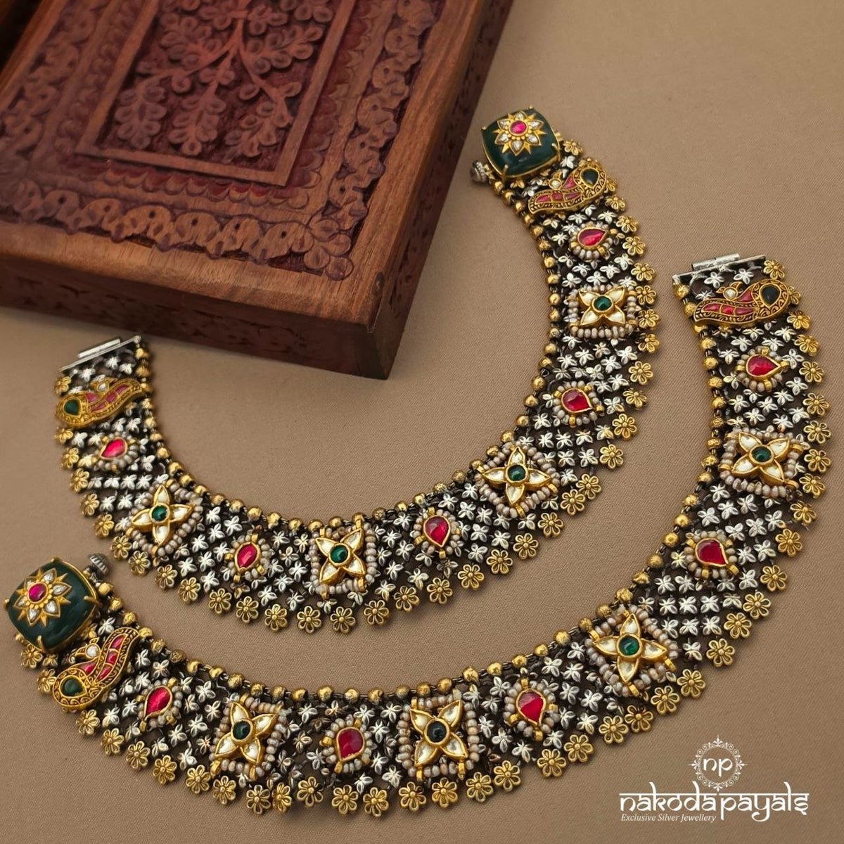 Exclusive Dual Tone Anklet (A7102)