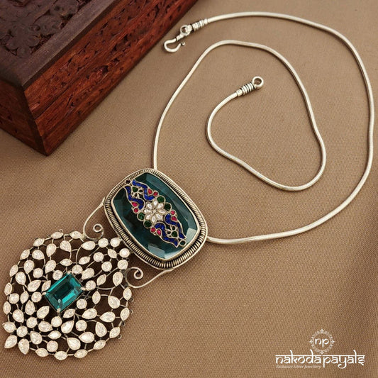 Grand Moissanite Kundan Neckpiece (N11605)