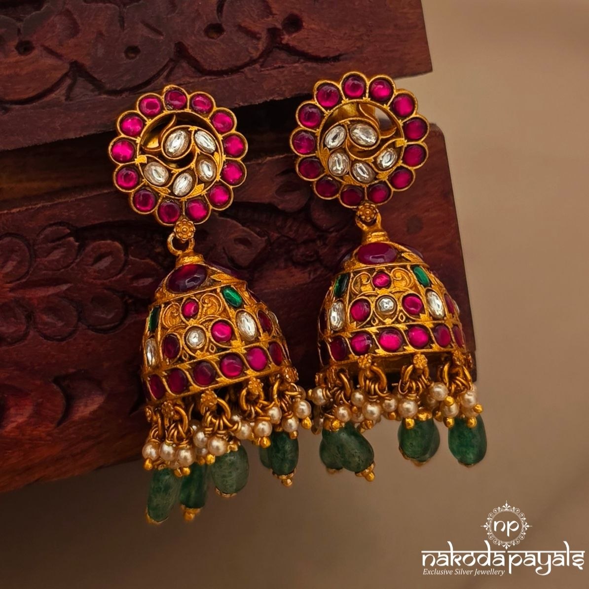 Kemp Circular Jhumka (Ge10614)