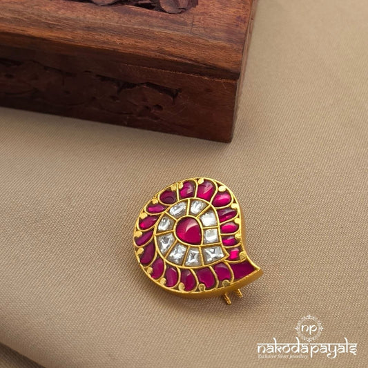 Elegant Kundan Mango Hair Accessories (Ha0135)