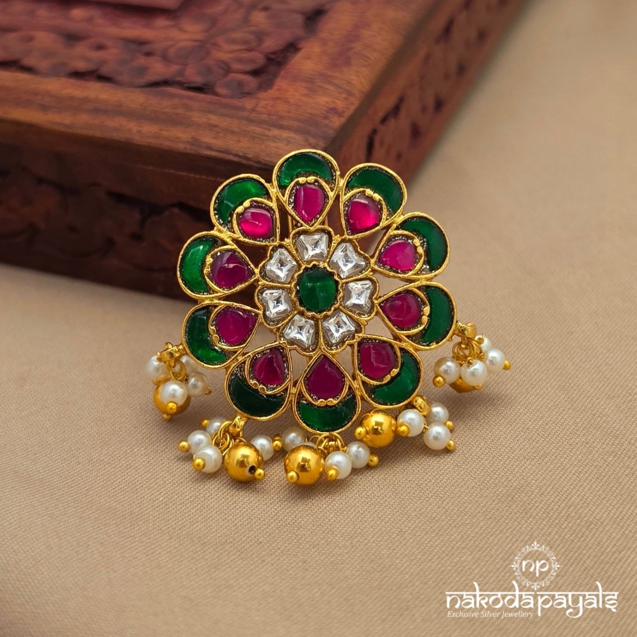 Exemplary Kundan Hair Accessories (Ha0136)