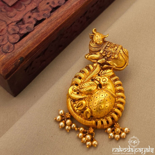 Peacock Pearly Pendant (Gp2315)