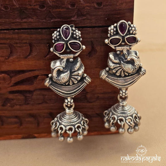 Exquisite Peacock Jhumka (J1679)