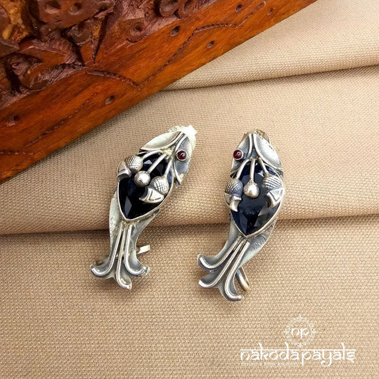 Fish Studs Cum Earcuff  (S9520)
