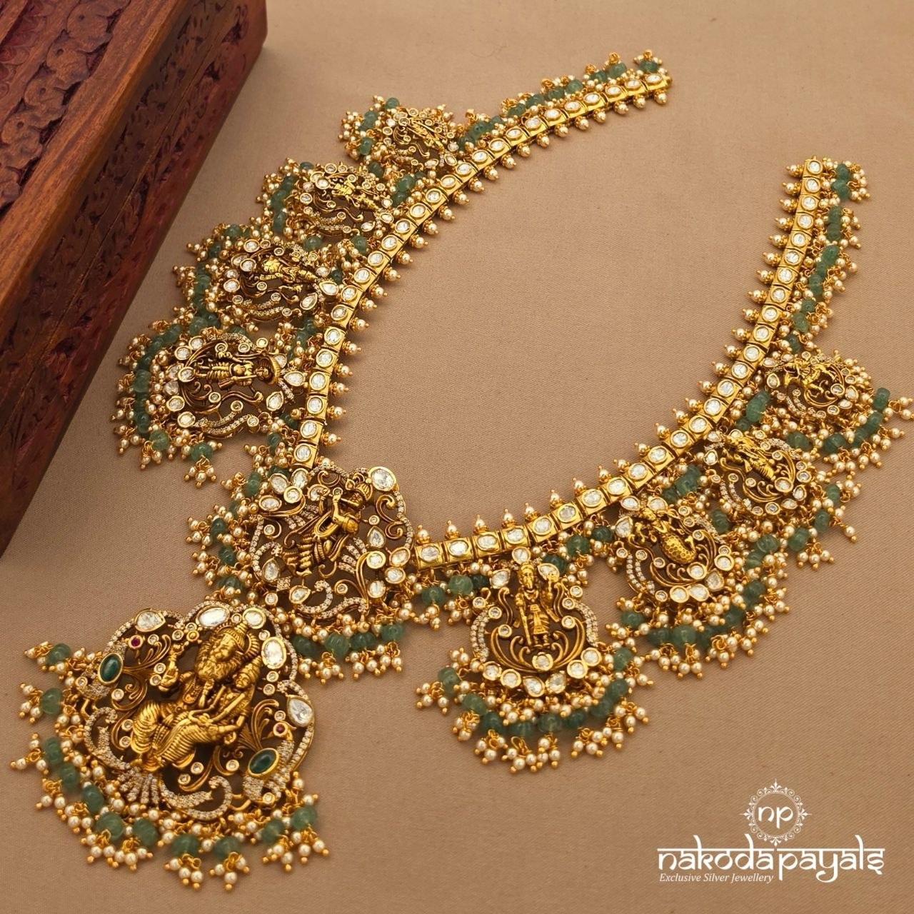 Gorgeous Vishnu   Dhasavathaaram Neckpiece (Gn10719)