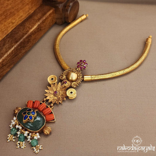 Colorful Traditional Neckpiece (Gn9499)