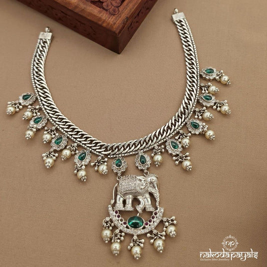 Graceful Elephant Neckpiece (N11907)