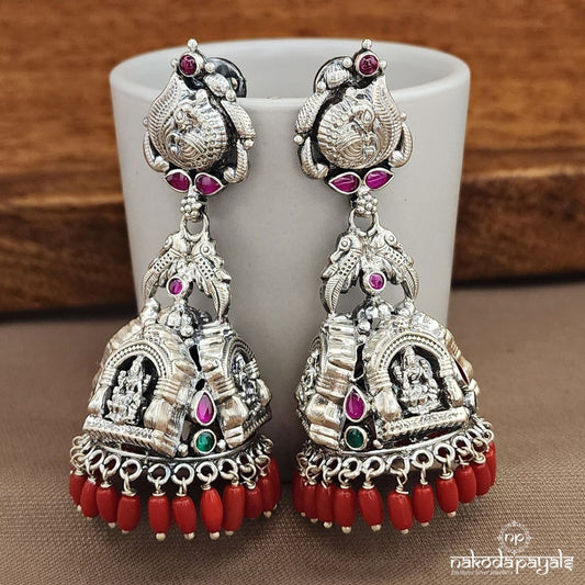Kemp Coral Lakshmi Jhumka (J1467)