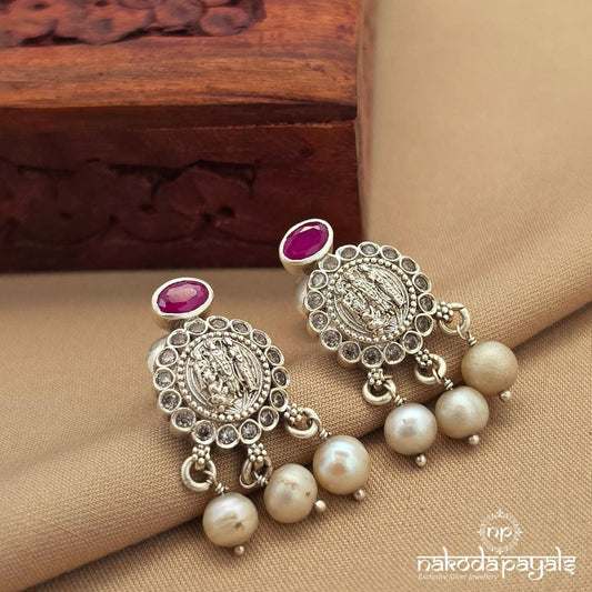 Traditional Pearly Ram Darbaar Studs (S9717)