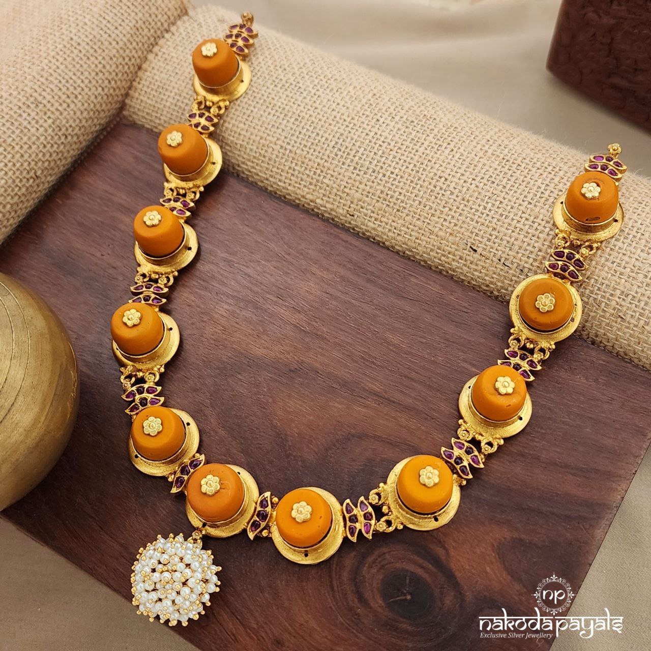 Sunset Coral Neckpiece (Gn8982)