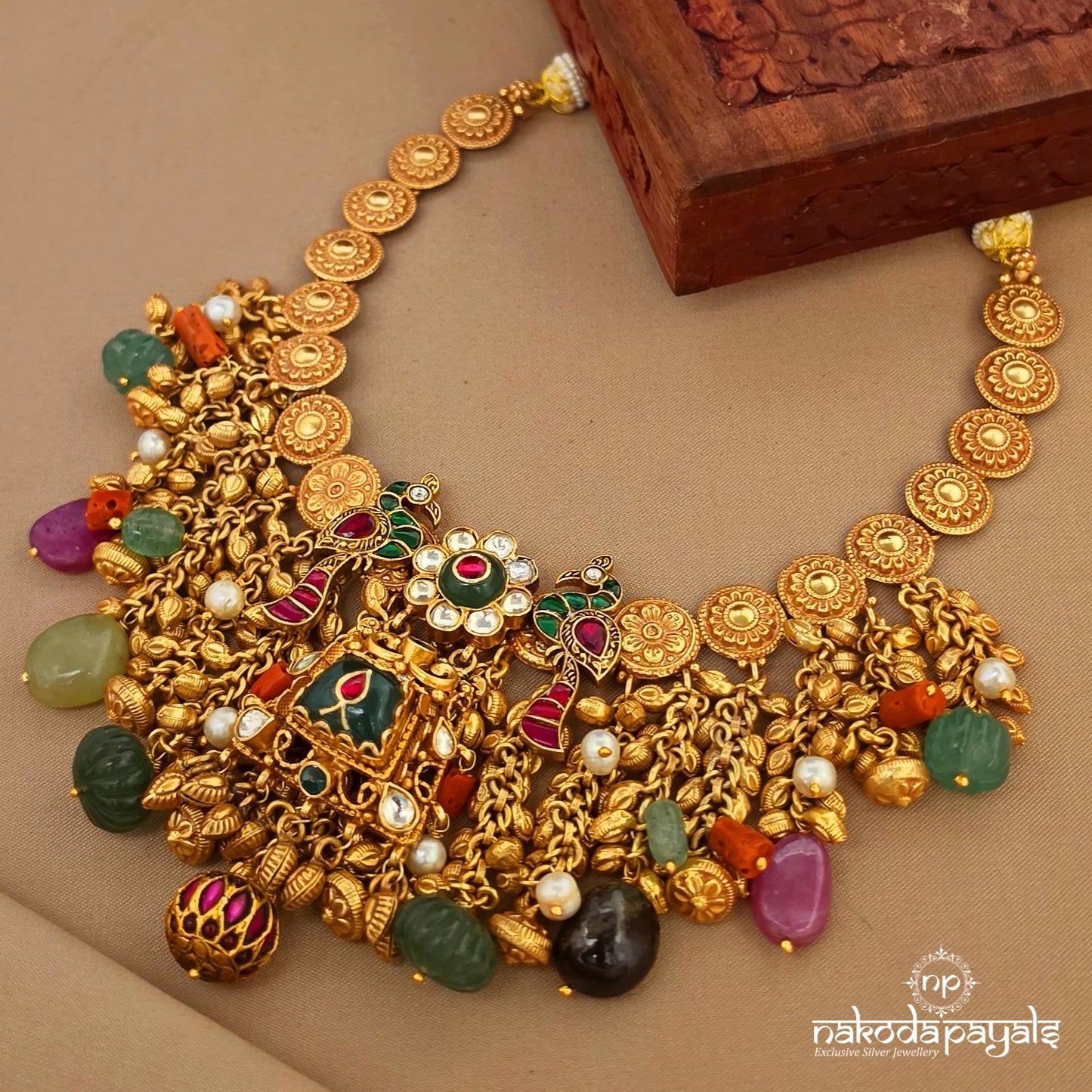 Majestic Kundan Birdy Neckpiece (Gn10449)