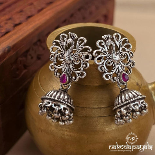 Gorgeous Peacock Jhumka (J1849)