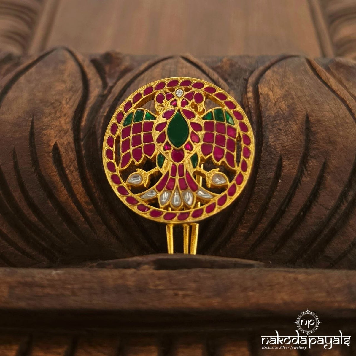 Kundan Peacock Hair Accessories (Ha0192)