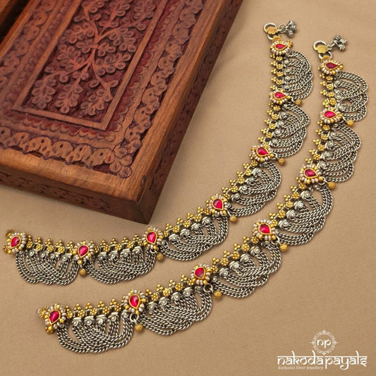 Majestic Dual Tone Anklet (A7107)