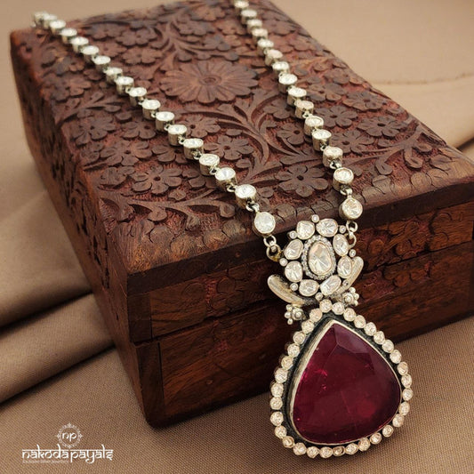 Pink Moissanite Neckpiece (N11505)