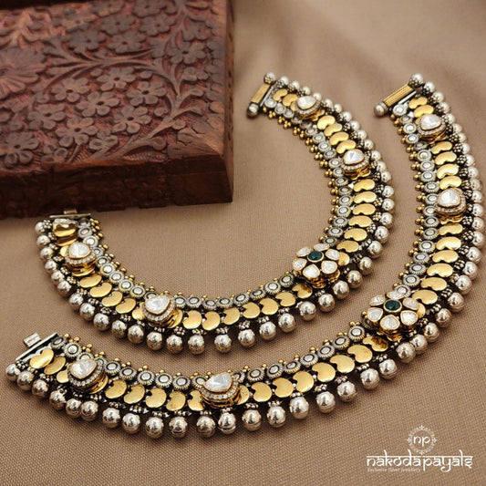 Moissanite Floral Anklets (A6774)