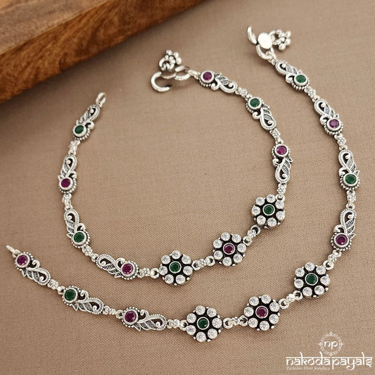 MultiColor Anklets (A6589)