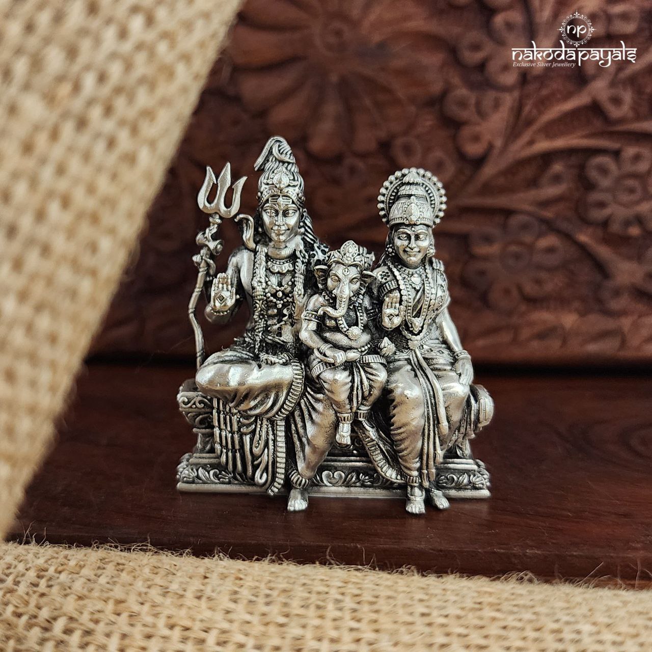 Shiva parivar Small Idol (Aa1736-38)