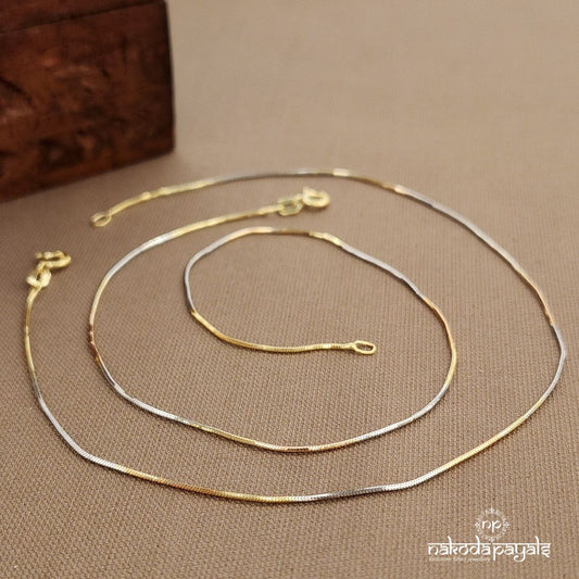 Simple Triple Color Anklets (A6727)