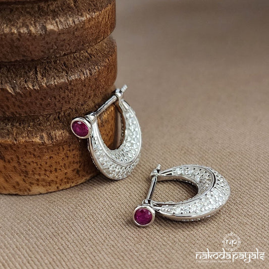 Red Stamped White Bali (H2184)