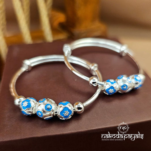 Blue Balls Kada Pair (Ka9444)