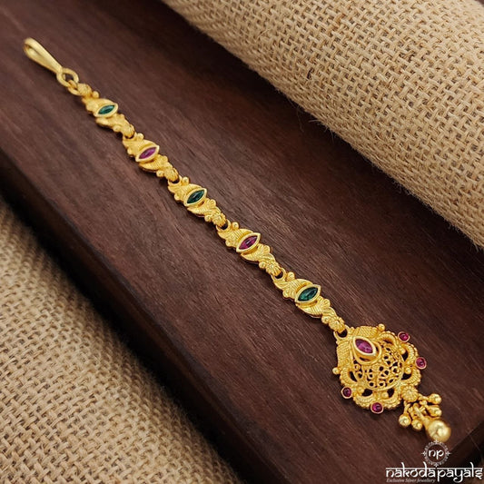 Kemp Ball Drop Maang Tika (Gm1051)