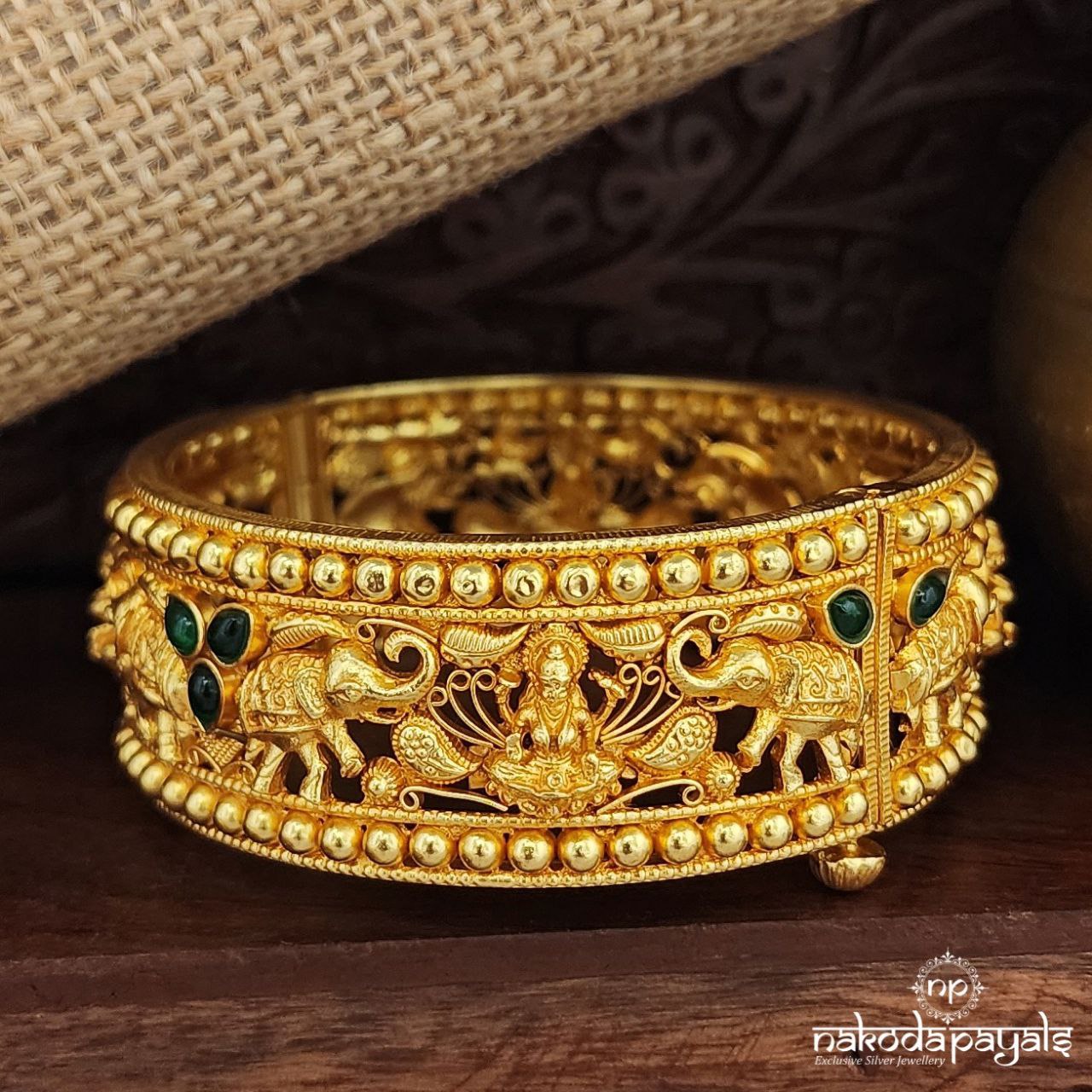 Elephant Lakshmi Openable Kada (2.4) (Gk3121)