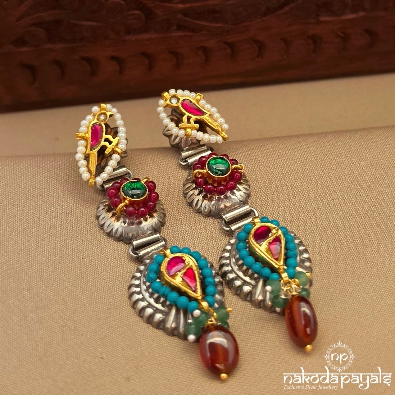 Elegant Peacock Earrings (C4148)