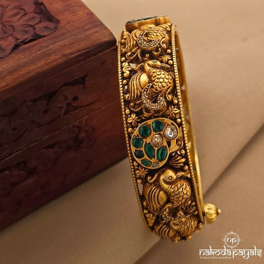 Exquisite Peacock Screw Kada (Gk3316)