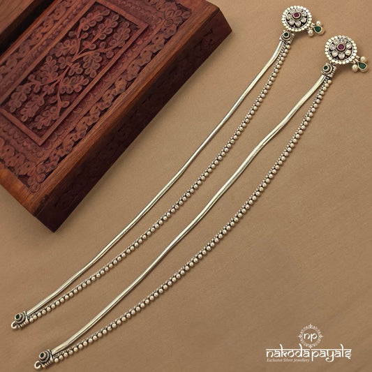 Circular Pink Dot Anklet (A7006)