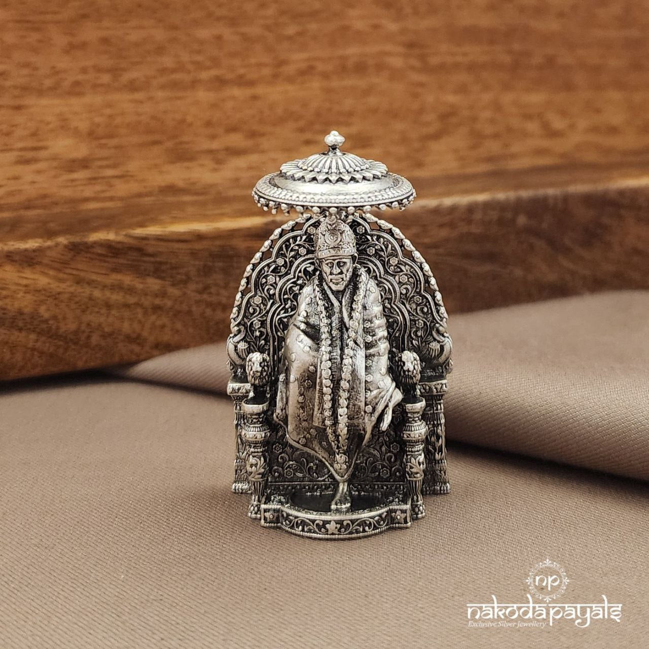 Oxidised Sai Baba Idol (Aa2045)