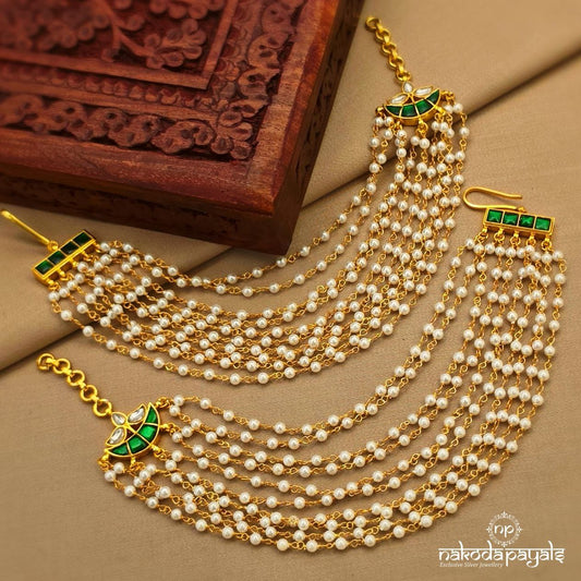 Green  Kundan Maati (Gm1128)
