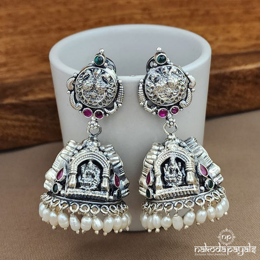 Kemp Pearl Lakshmi Jhumka (J1468)