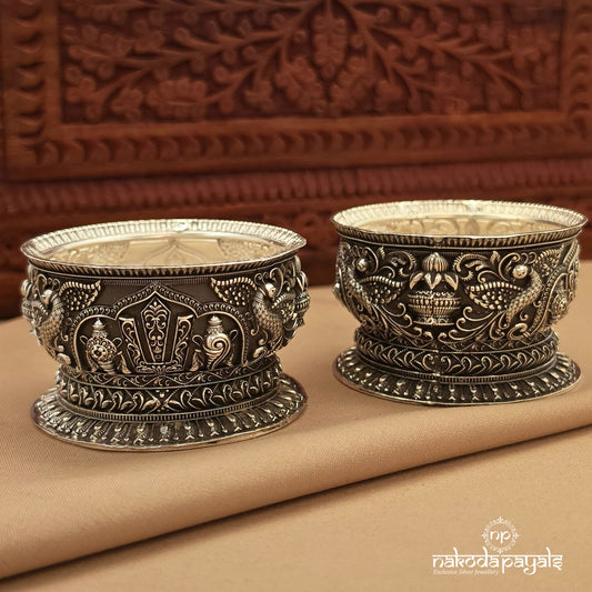 Shanku Chakra Nama Bowl Pair (Aa2599)
