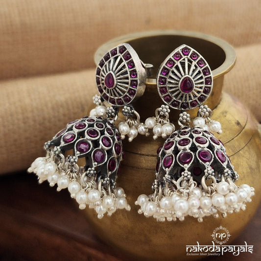 Dome Shape Big Belly Guttupusalu Jhumka(J1278)