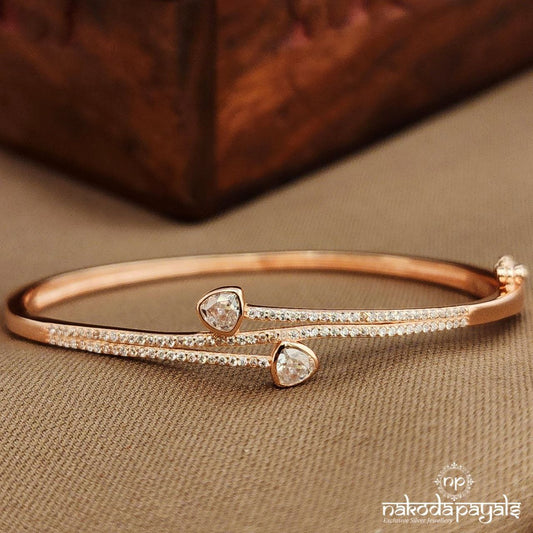 CZ  Rose Gold Kada (St3801)