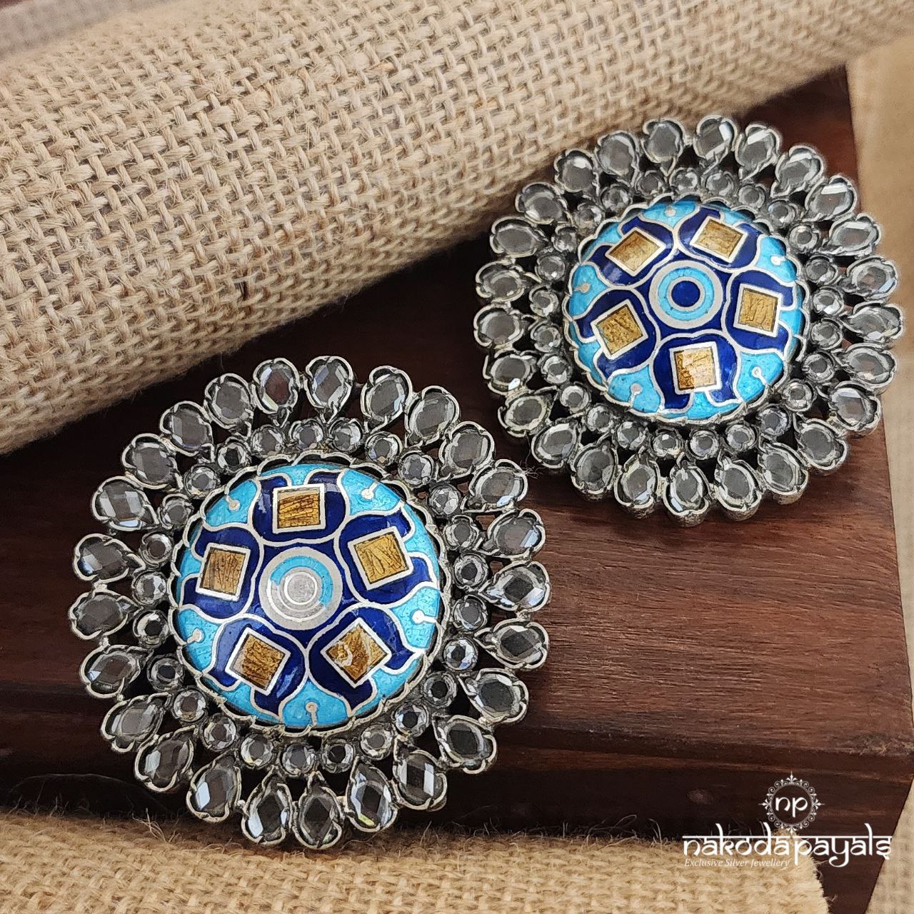 Circular Polki Earrings (S9341)