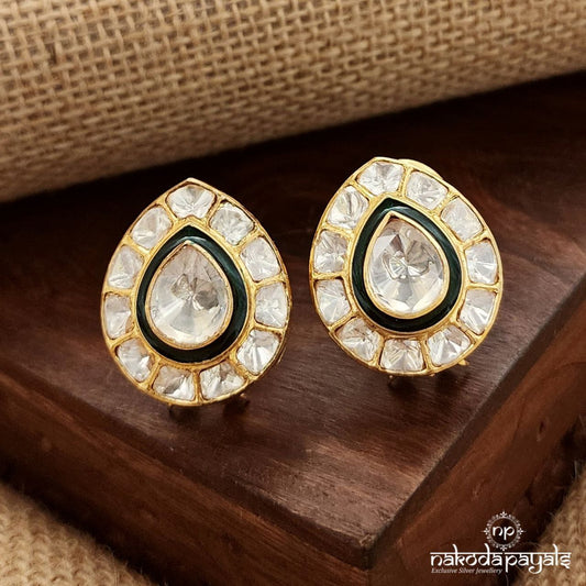 Green MoissaniteStuds (Ge9416)