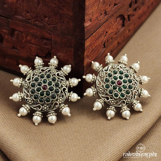 Green Coruscating Studs (S9574)
