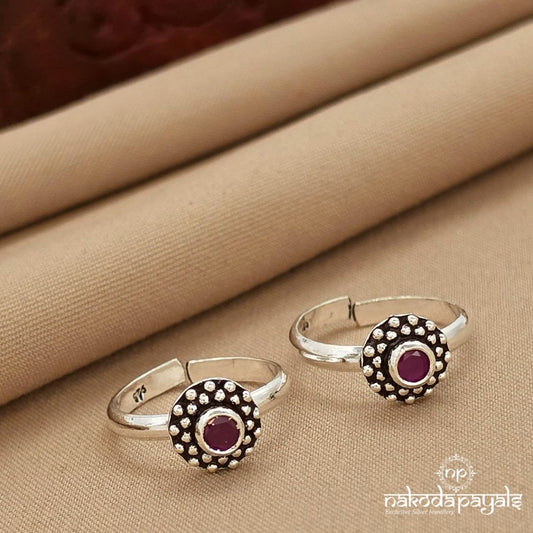 Elegant Red Toerings (T4876)
