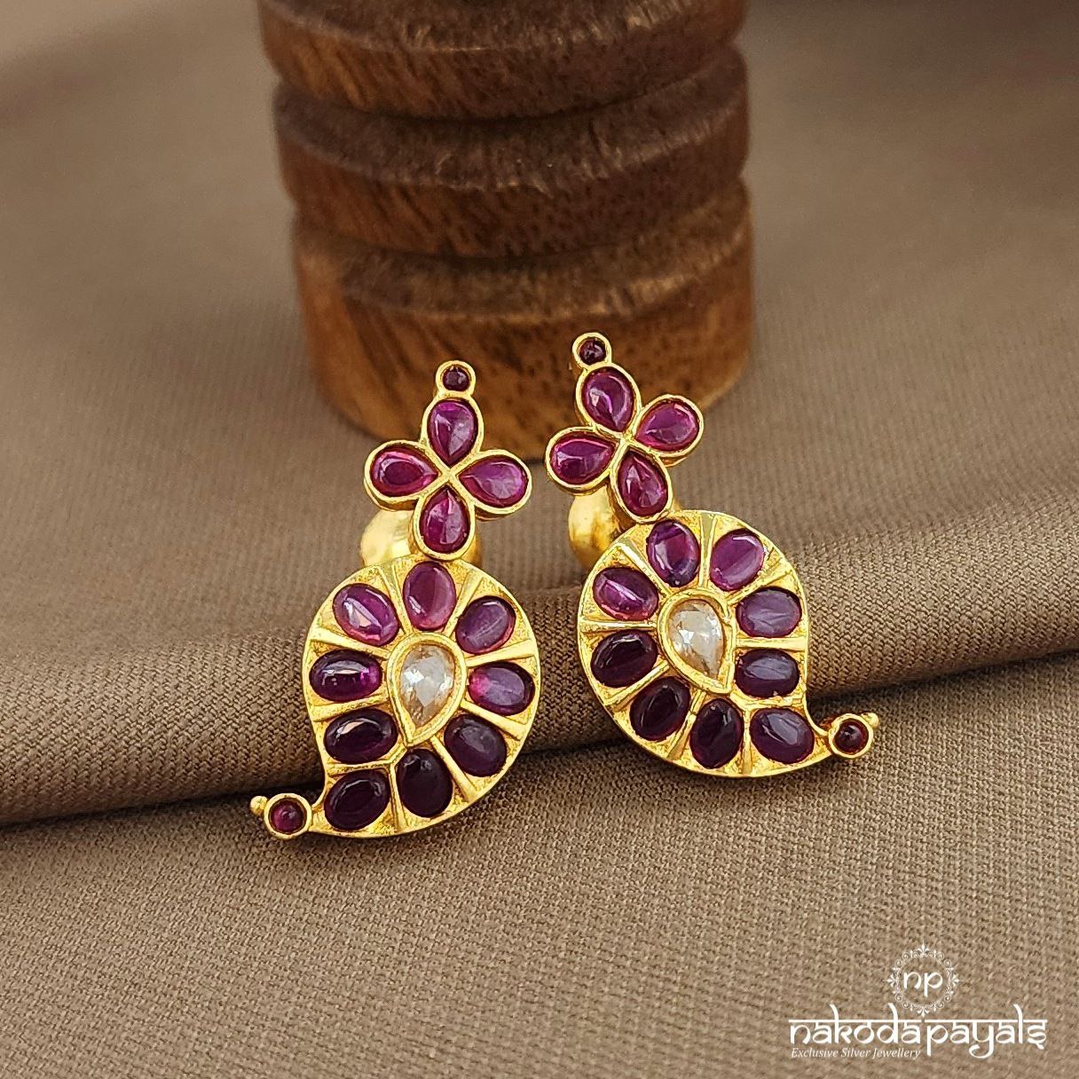 Mango Drop Studs (Ge10067)