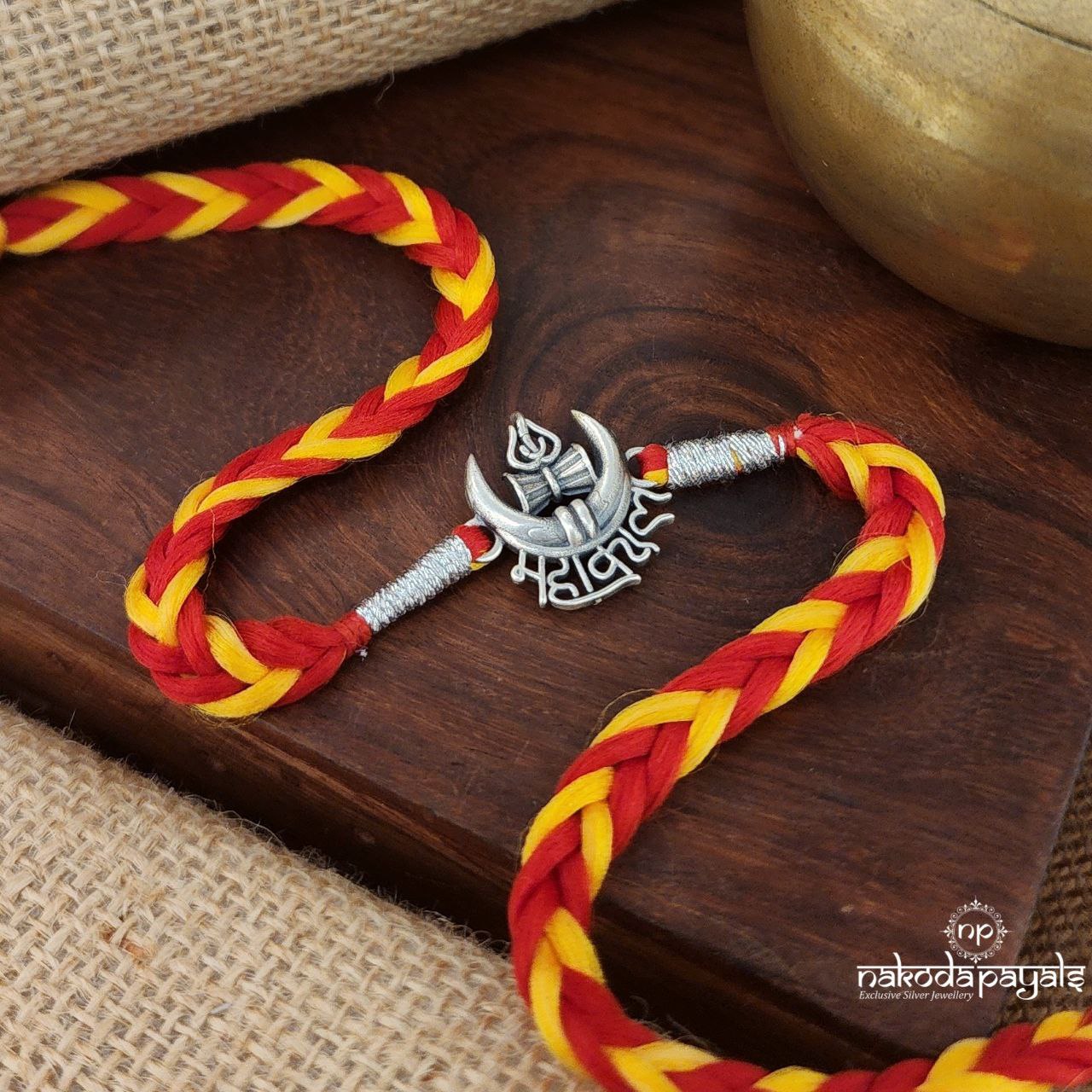 Half Moon Damru Rakhi (R5682)