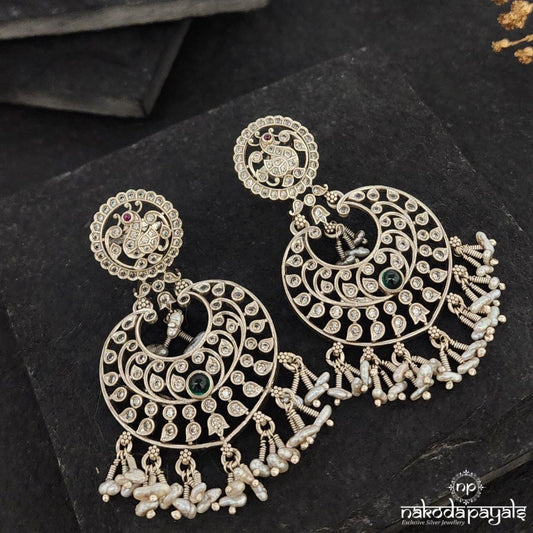 Elegant Peacock Chandbali (C3252)