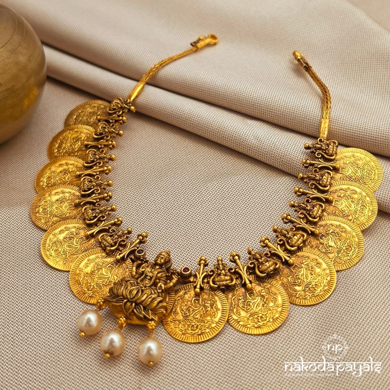 Maha Lakshmi Kasu Neckpiece (Gn10074)