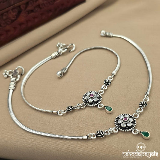 Green Drop Anklet (A6987)