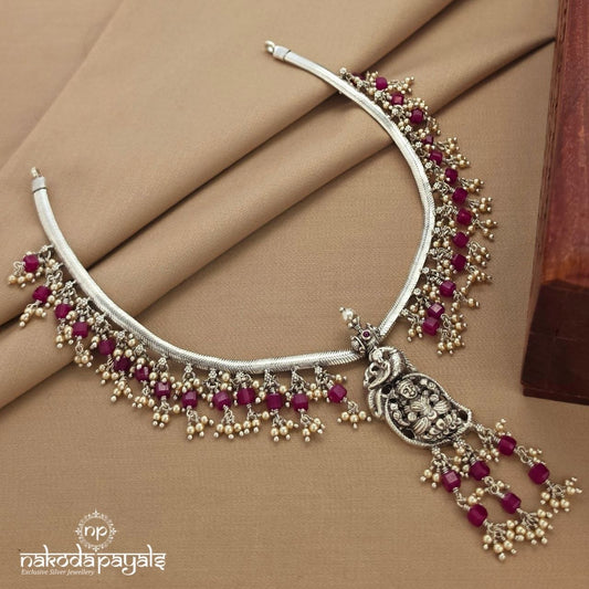 Red Drops  Neckpiece (N11701)
